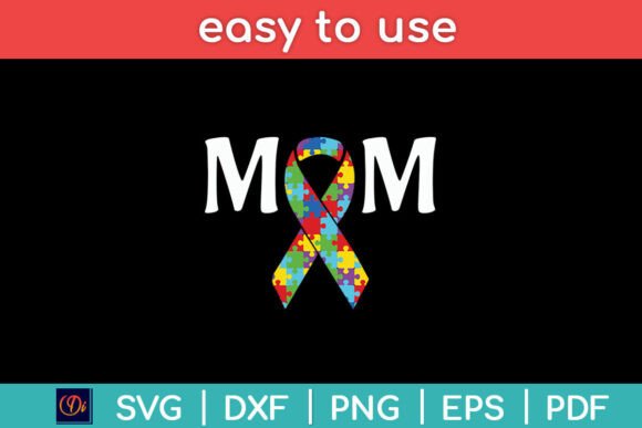 Autism Mom Support Awareness Autistic: A Thoughtful Embroidery Design for Purposeful Projects