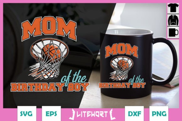 Basketball Mom of the Birthday Boy SVG Review