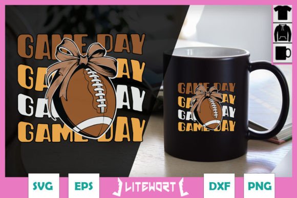 Football Mom Game Day Retro Football SVG Review